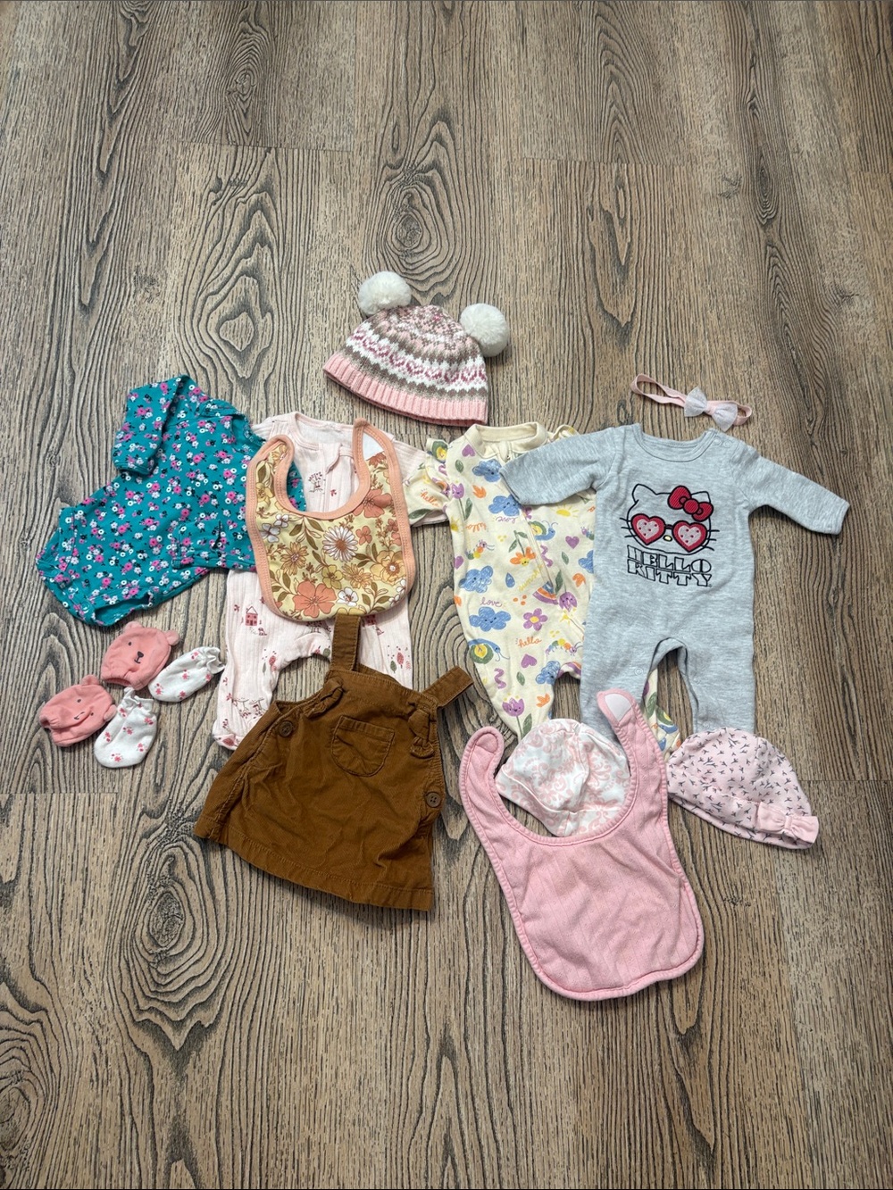 Baby girl clothes bundle size new born